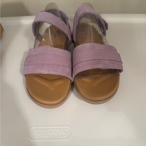 UGG Kids Slippers in Lavender and Tan